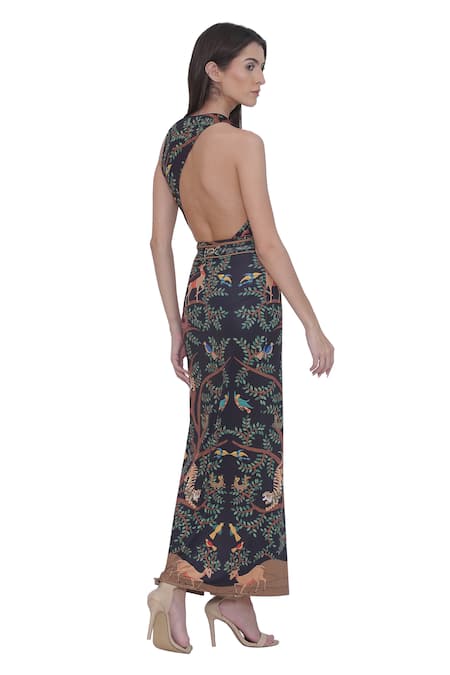 Limerick By Abirr N' Nanki Multicolor Designer Cover Up Skirt 