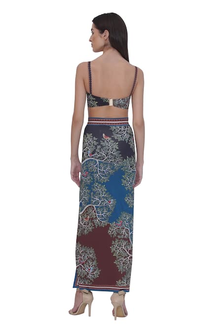 Limerick By Abirr N' Nanki Multicolor Fitted Cover Up Skirt 