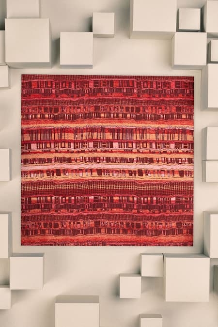 Unallume By Nisha Urban Blaze Designer Pocket Square 