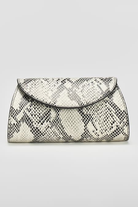 Perona Multi Color Darcy Mini Reptile Clutch Online at Aza Fashions Perona_Multi Color Darcy Mini Reptile Clutch _Online_at_Aza_Fashions