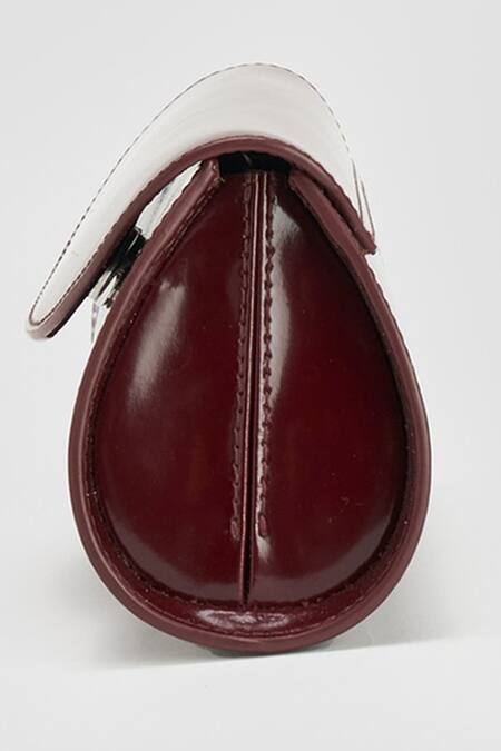 Buy Perona Burgundy Darcy Mini Clutch Online at Aza Fashions Buy_Perona_Burgundy Darcy Mini Clutch _Online_at_Aza_Fashions