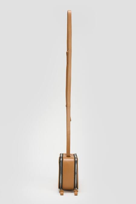 Perona Brown Tan Designer Handbag Online at Aza Fashions Perona_Brown Tan Designer Handbag _Online_at_Aza_Fashions