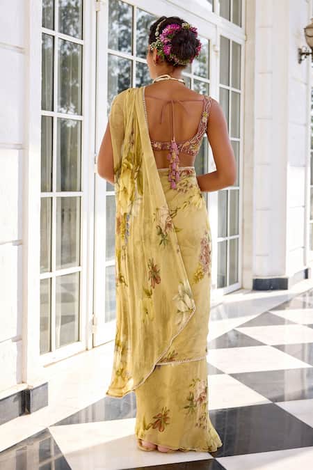 Kalista Keisha Pre-Draped Saree Set 