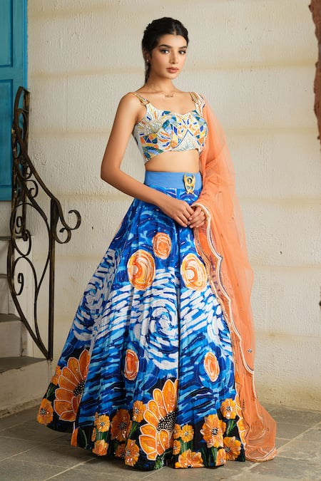House of Akshata The Starry Night Lehenga Set 
