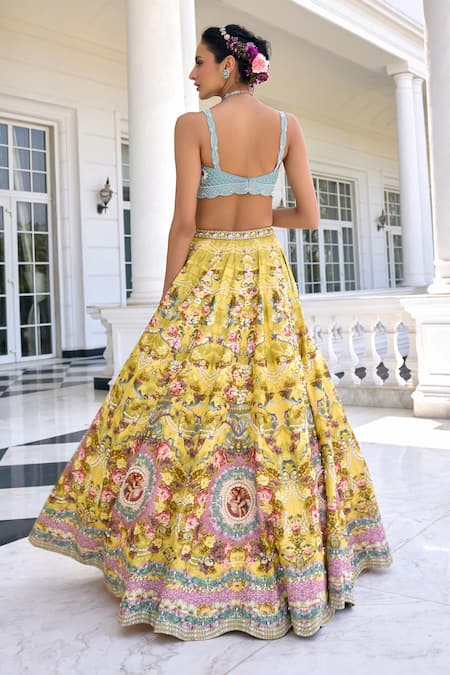 Kalista Sofia Yellow Lehenga Set