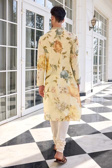 Kalista Faiza Floral Printed Kurta Set 