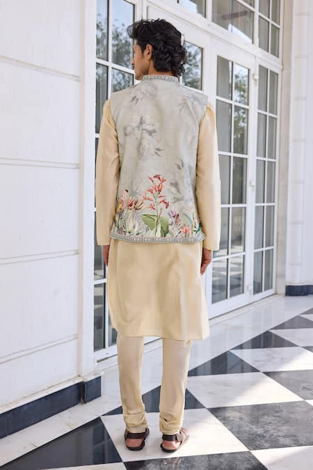 Kalista Kairav Floral Embroidered Kurta Set 