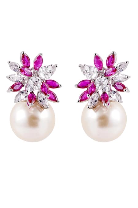 Prata Gulzar Pearl Drops Earrings 