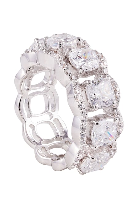 Prata Walda Cushion Ring 