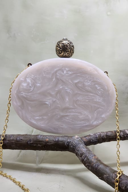 Adwita Bags & Jewels The Araaish Floret Embellished Clutch 