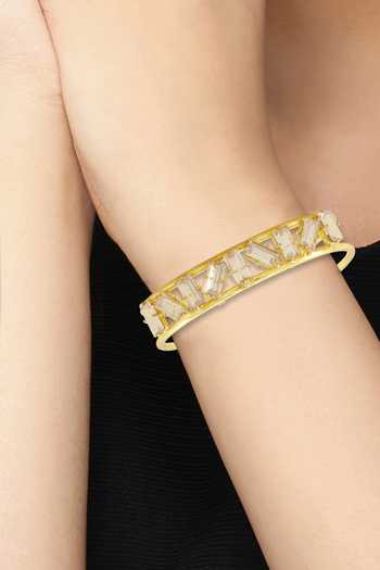 Bblingg_Gold Plated Crystals Bracelet _at_Aza_Fashions
