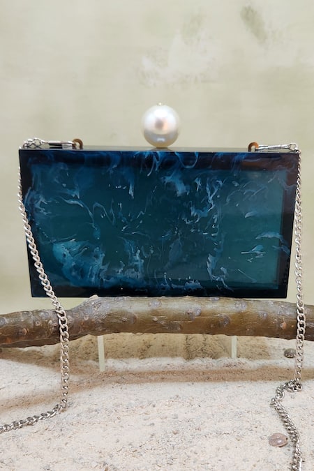 Adwita Bags & Jewels Crystal Saga Embellished Clutch Bag 