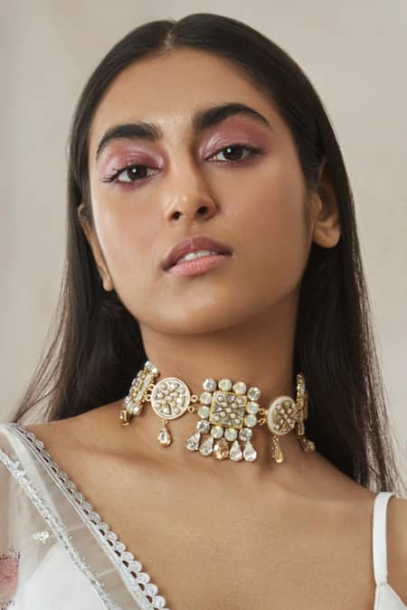 Buy_Bblingg_Gold Plated Veera Embellished Choker 