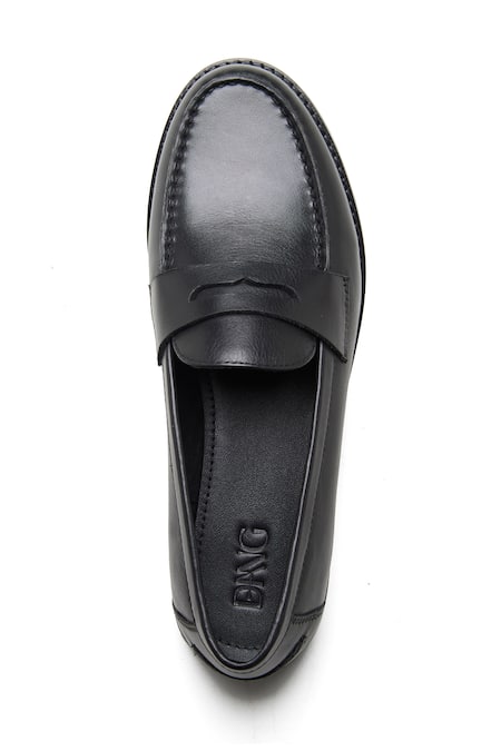 Dang Shoes Black Genuine Nappa Leather Flats 