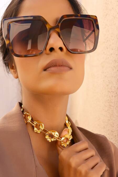 Buy Bblingg Gold Plated Pebble Textured Choker Necklace Buy_Bblingg_Gold Plated Pebble Textured Choker Necklace