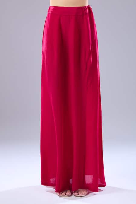 Buy Ridhi Mehra Red Embroidery Square , Open Ruffle Hem Saree Blouse Set Online at Aza Fashions Buy_Ridhi Mehra_Red Embroidery Square , Open Ruffle Hem Saree Blouse Set _Online_at_Aza_Fashions