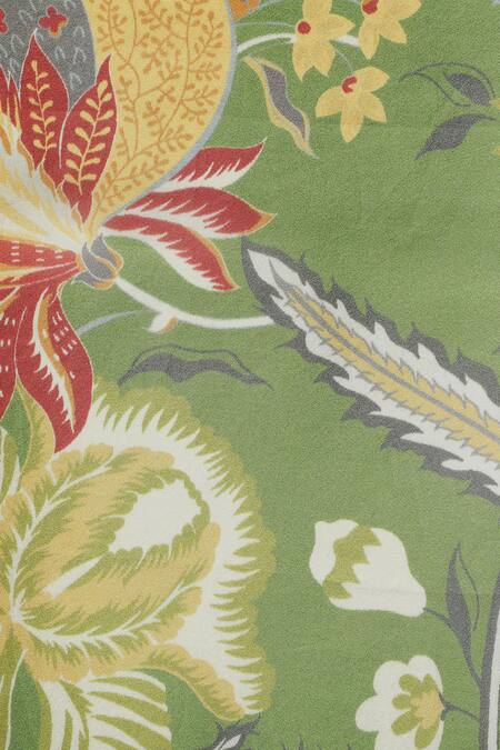 Shingora Green Floral Printed Silk Stole at Aza Fashions Shingora_Green Floral Printed Silk Stole _at_Aza_Fashions