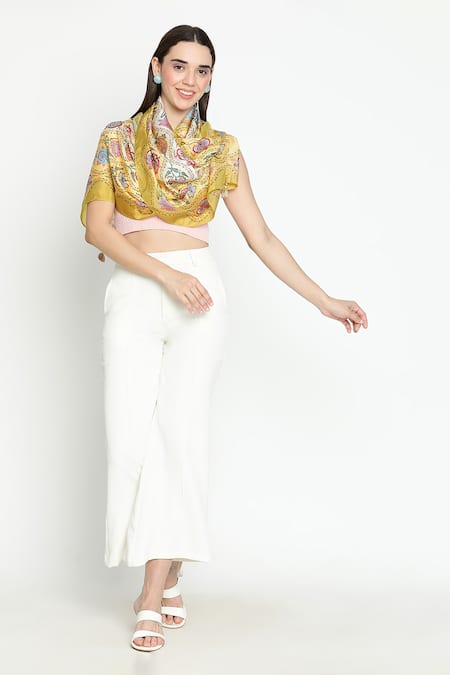 Shingora Printed Silk Stole 