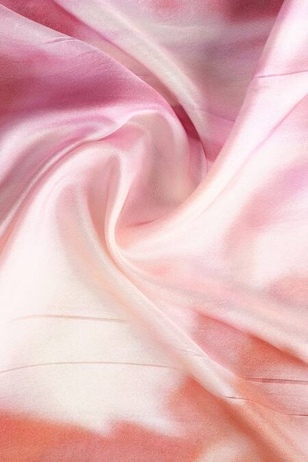 Buy_Shingora_Green Printed Silk Stole In And Rust _Online_at_Aza_Fashions