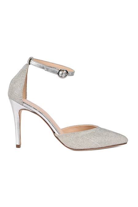 Vanilla Moon Silver Jewel Heels Online at Aza Fashions Vanilla Moon_Silver Jewel Heels_Online_at_Aza_Fashions