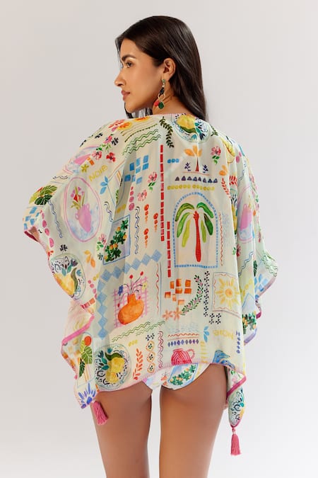 NOIB June Postcard Print Cover Up 