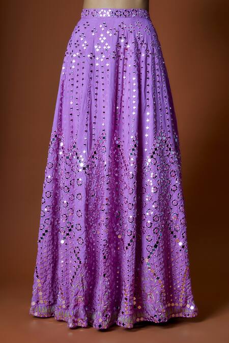 Buy Mehak Murpana Purple Silk, Net Sequins, Mirrors, Embroidery Round Raw Classic Lehenga Set Online at Aza Fashions Buy_Mehak Murpana_Purple Silk, Net Sequins, Mirrors, Embroidery Round Raw Classic Lehenga Set _Online_at_Aza_Fashions