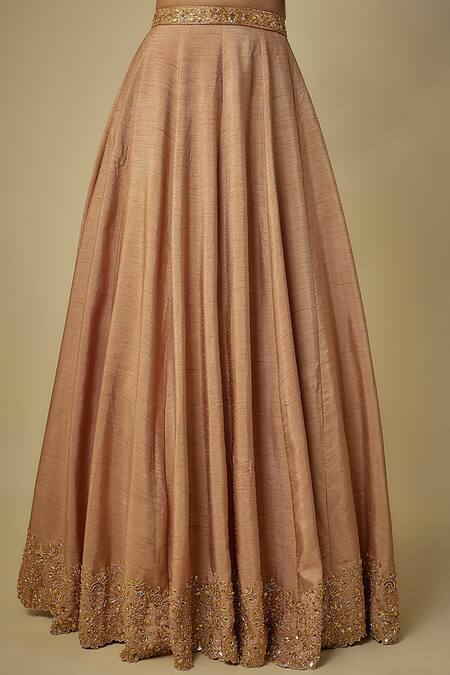 Mehak Murpana Gold Organza, Silk Sequins, Embroidery Sweetheart Embellished Kurta Lehenga Set Online at Aza Fashions Mehak Murpana_Gold Organza, Silk Sequins, Embroidery Sweetheart Embellished Kurta Lehenga Set _Online_at_Aza_Fashions