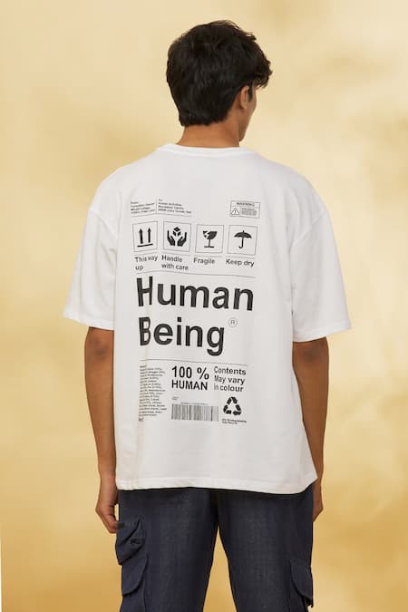 Theorem Human Being Printed T-Shirt 