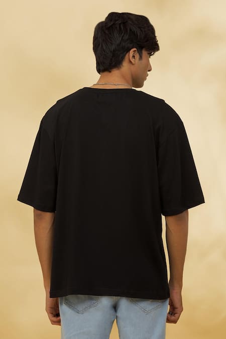 Theorem Printed Black T-shirt 