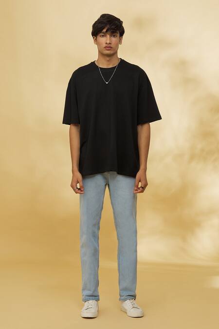 Theorem_Black Cotton Legend T-shirt - _Online_at_Aza_Fashions