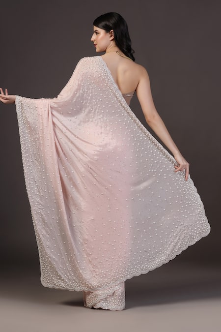 Two Sisters By Gyans Designer Chiffon Classic Saree Set 