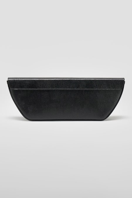 Buy Perona Black Daisy Bovine Leather Handbag Online at Aza Fashions Buy_Perona_Black Daisy Bovine Leather Handbag _Online_at_Aza_Fashions