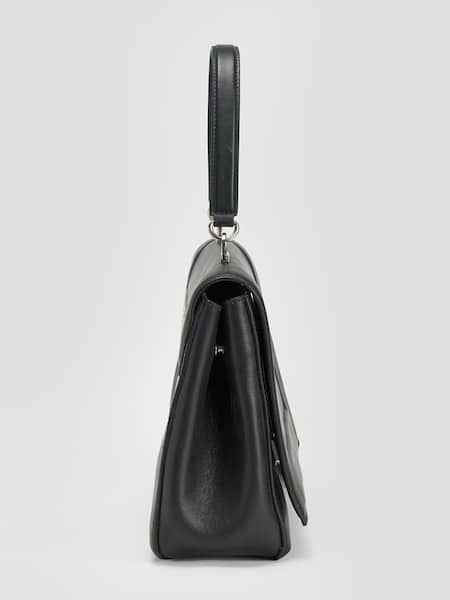 Perona Black Winslet Leather Handbag Online at Aza Fashions Perona_Black Winslet Leather Handbag_Online_at_Aza_Fashions