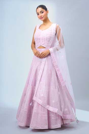 Buy Samyukta Singhania Pink Net Embroidery Anarkali Set Online at Aza Fashions Buy_Samyukta Singhania_Pink Net Embroidery Anarkali Set _Online_at_Aza_Fashions