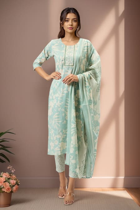 Samyukta Singhania Printed Kurta Set 
