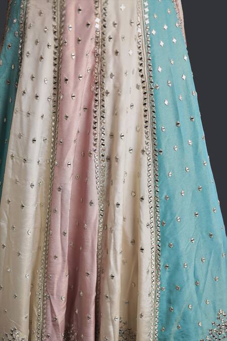 Buy Samyukta Singhania Multi Color Silk, Tissue Sequins, Embroidery Classic Lehenga Set Buy_Samyukta Singhania_Multi Color Silk, Tissue Sequins, Embroidery Classic Lehenga Set