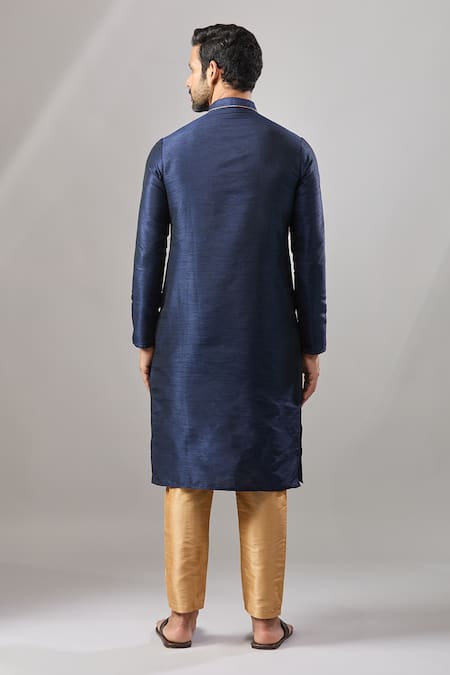 Arihant Rai Sinha Plain Banarasi Kurta Set 