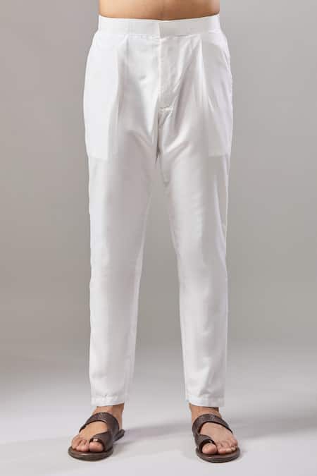 Arihant Rai Sinha Black Silk Plain Banarasi Kurta Set Online at Aza Fashions Arihant Rai Sinha_Black Silk Plain Banarasi Kurta Set _Online_at_Aza_Fashions