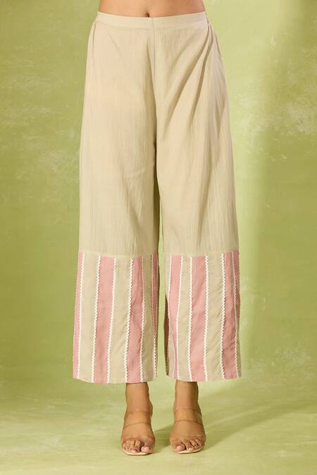 Shop House Of Kotwara Pink Cotton Embroidery Round Neck Kurta Set With Dupatta Online at Aza Fashions Shop_House Of Kotwara_Pink Cotton Embroidery Round Neck Kurta Set With Dupatta _Online_at_Aza_Fashions