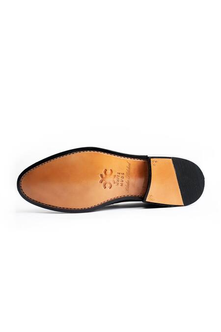 Shop_Whitemuds_Black Cut Work Minya Sandals _Online_at_Aza_Fashions