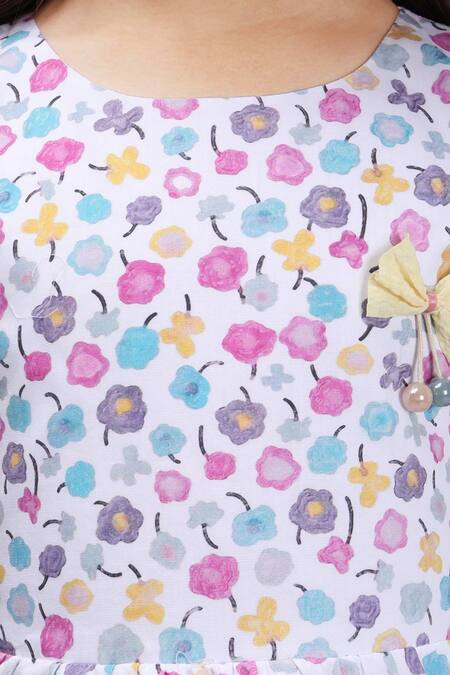 Petite Pomme_Purple Poplin Floral Print Sleeveless Dress_Online_at_Aza_Fashions