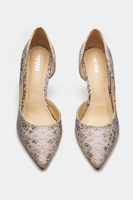 Oroh Multi Color Designer Heels at Aza Fashions Oroh_Multi Color Designer Heels _at_Aza_Fashions