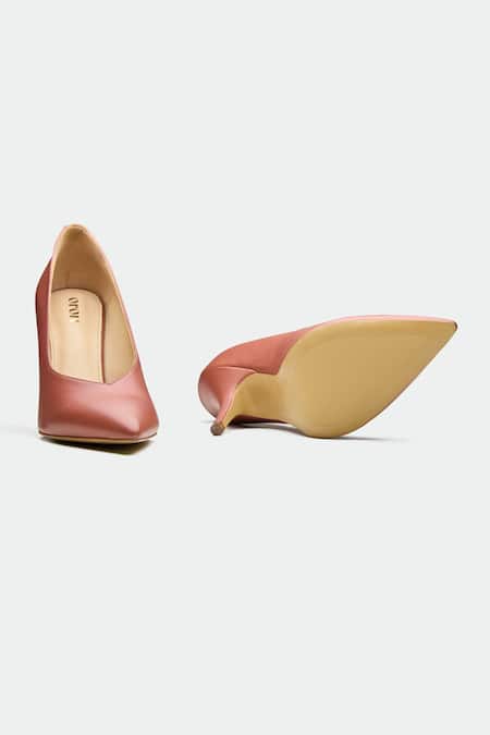 Shop Oroh Pink Dark Harlow Heels at Aza Fashions Shop_Oroh_Pink Dark Harlow Heels _at_Aza_Fashions