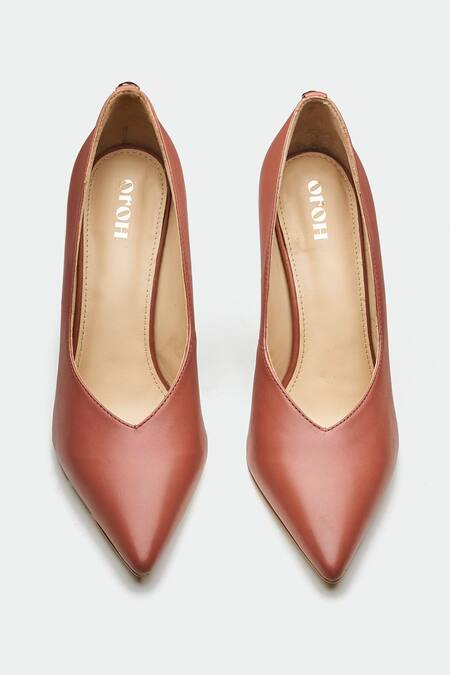 Oroh Pink Dark Harlow Heels at Aza Fashions Oroh_Pink Dark Harlow Heels _at_Aza_Fashions