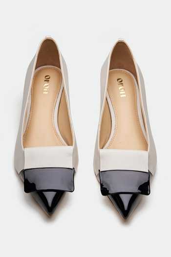 Oroh_White Bows And Black Designer Heels _at_Aza_Fashions