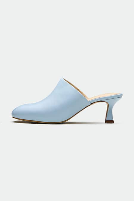 Oroh_Blue Crawley Genuine Leather Heels _Online_at_Aza_Fashions