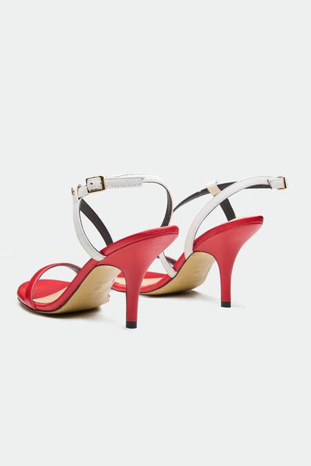 Buy_Oroh_Red Strappy Heels _Online_at_Aza_Fashions