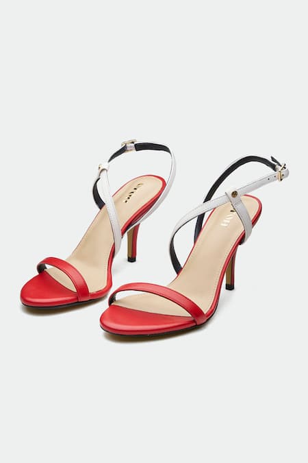 Oroh Red Strappy Heels 