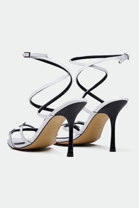 Buy_Oroh_White Designer Lincoln Heels _Online_at_Aza_Fashions