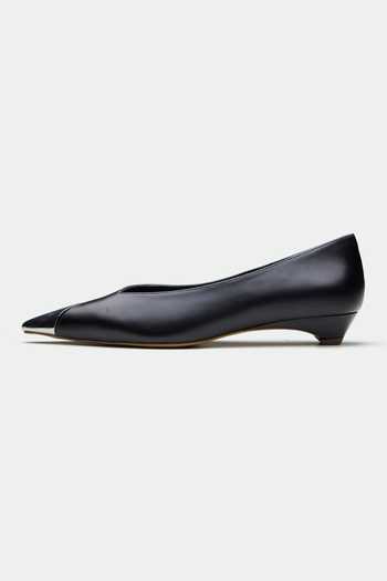 Oroh Black Bolton Leather Heels Online at Aza Fashions Oroh_Black Bolton Leather Heels _Online_at_Aza_Fashions